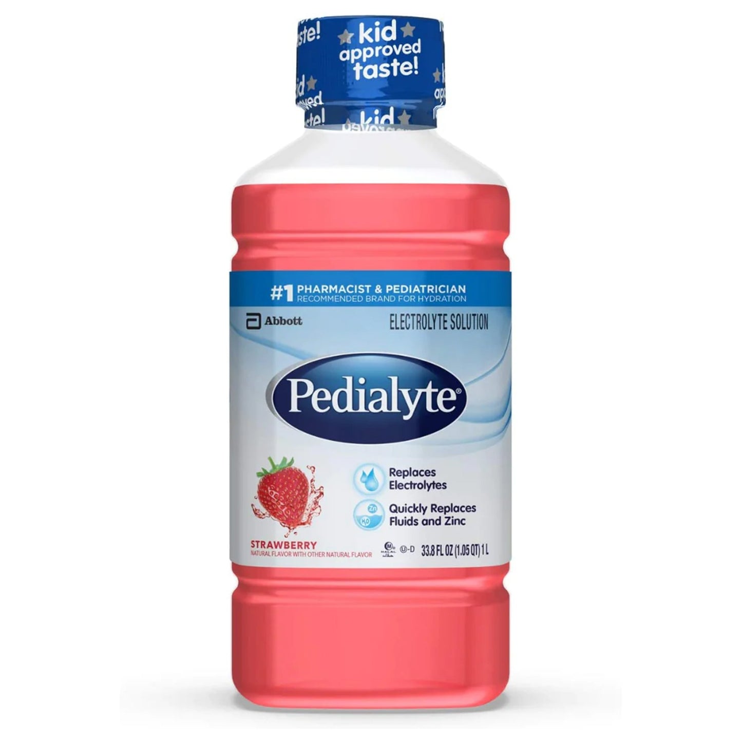 PEDIALYTE, SOL STRAWBERRY 33.8OZ