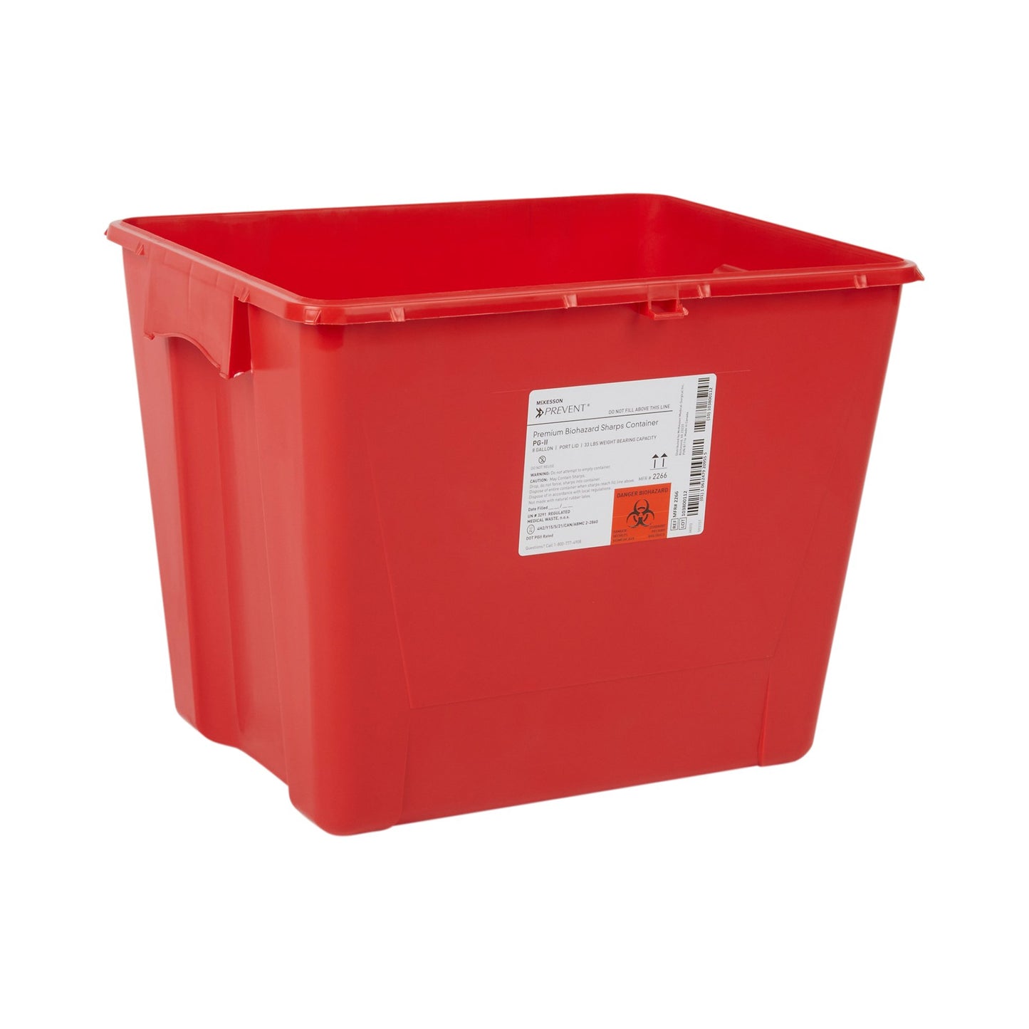 CONTAINER, SHARPS RED 8GL (9/CS)