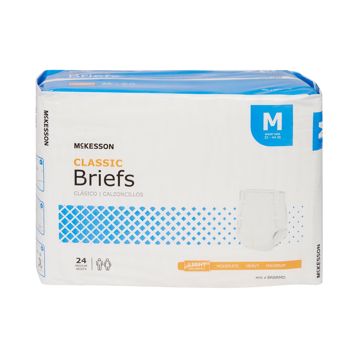 BRIEF, TAB CLSR CLASSIC MED 32-44 (24/BG 4BG/CS)