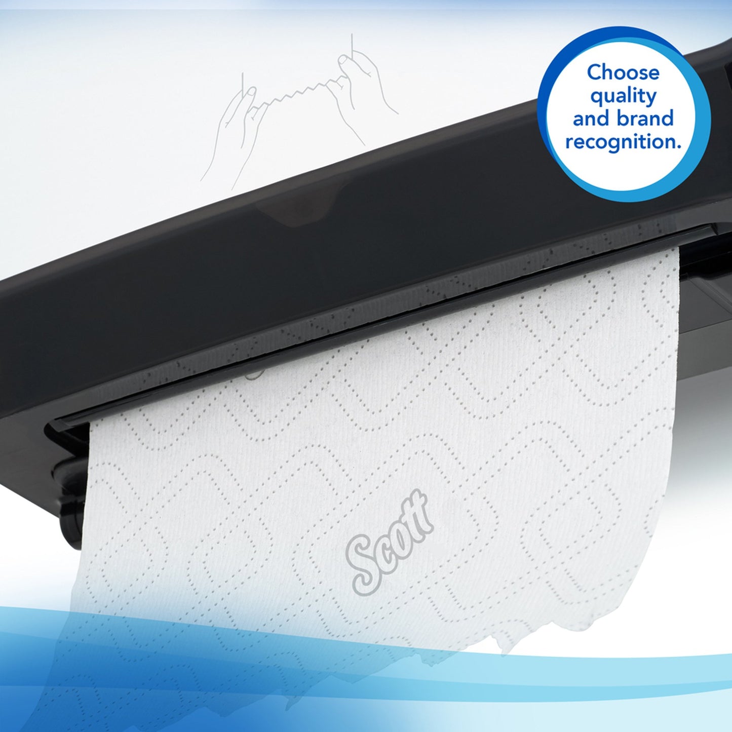 TOWEL, PAPER SCOTT SLIMROLL WHT 580' (6/CS) PINK CORE