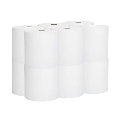 TOWEL, PAPER SCOTT 8" WHT (12RL/CS) KIMCON