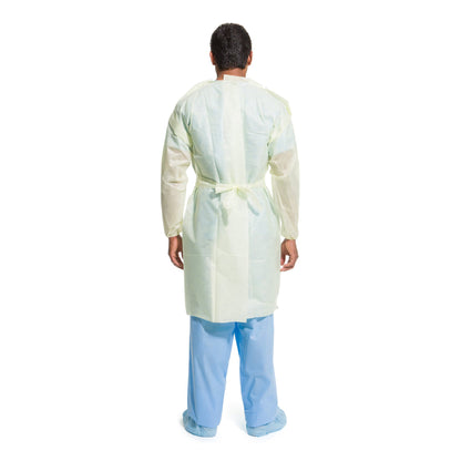 GOWN, ISOLATION TRI-LAYER YLW XLG (10/BG 10BG/CS)