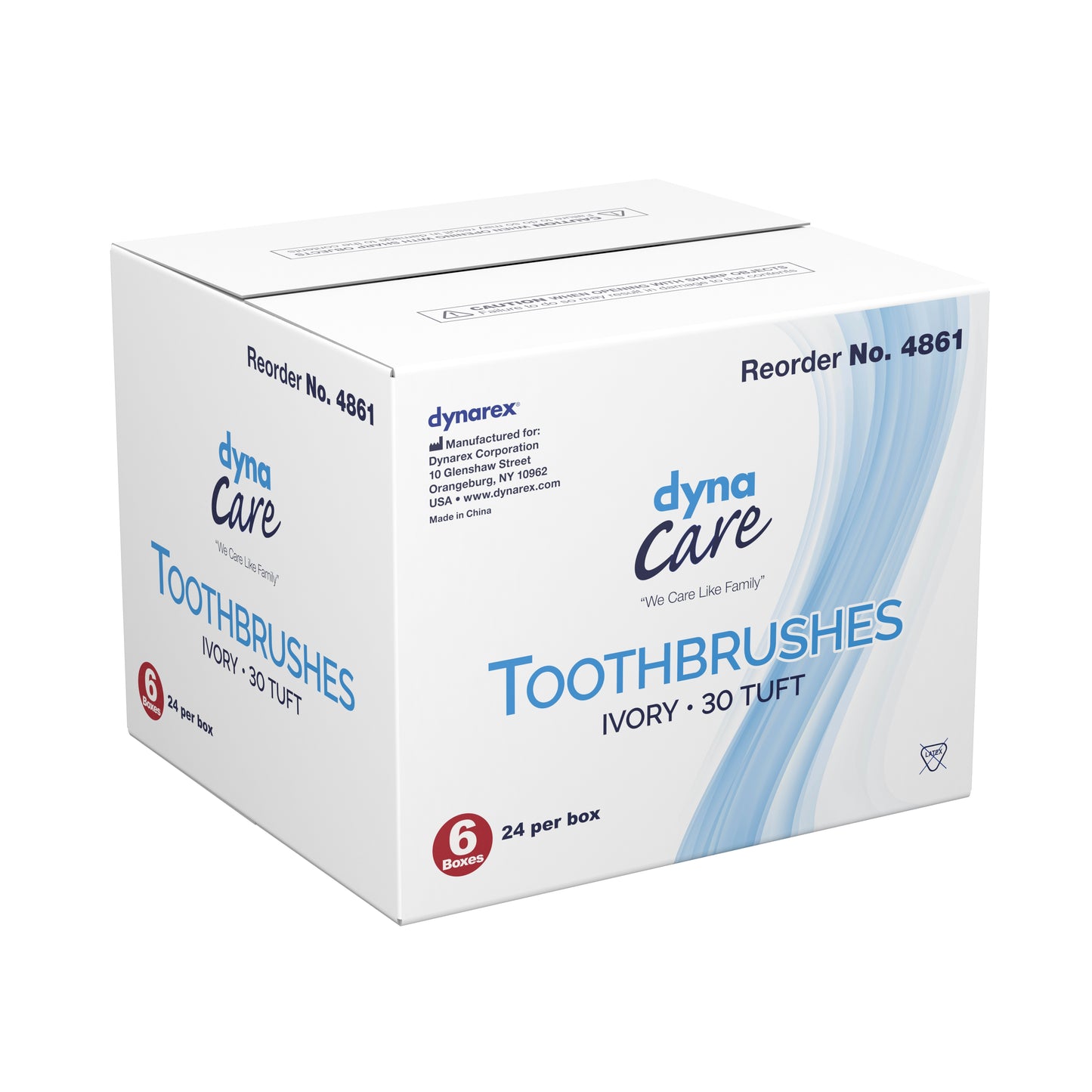 TOOTHBRUSH, 30TUFT ADLT IVORY (144/BX 10BX/CS)