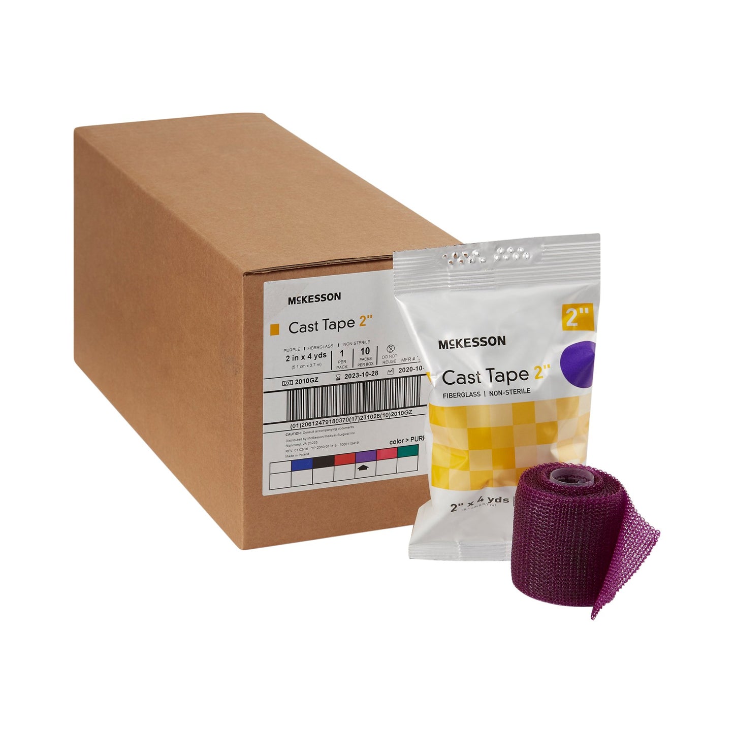 TAPE, CAST PUR LF 2"X4YDS (10RL/BX)