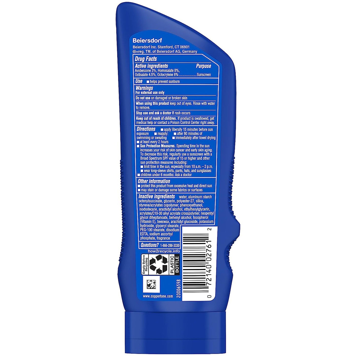 COPPERTONE SPORT, LOT SPF30 7OZ