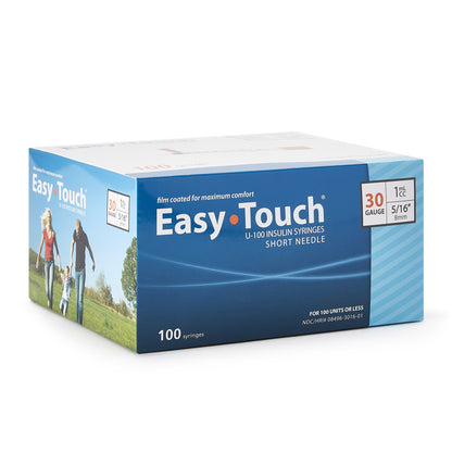 SYRINGE/NDL, EASY TOUCH 1CC 30GX5/16"" (100/BX 5BX/CS)