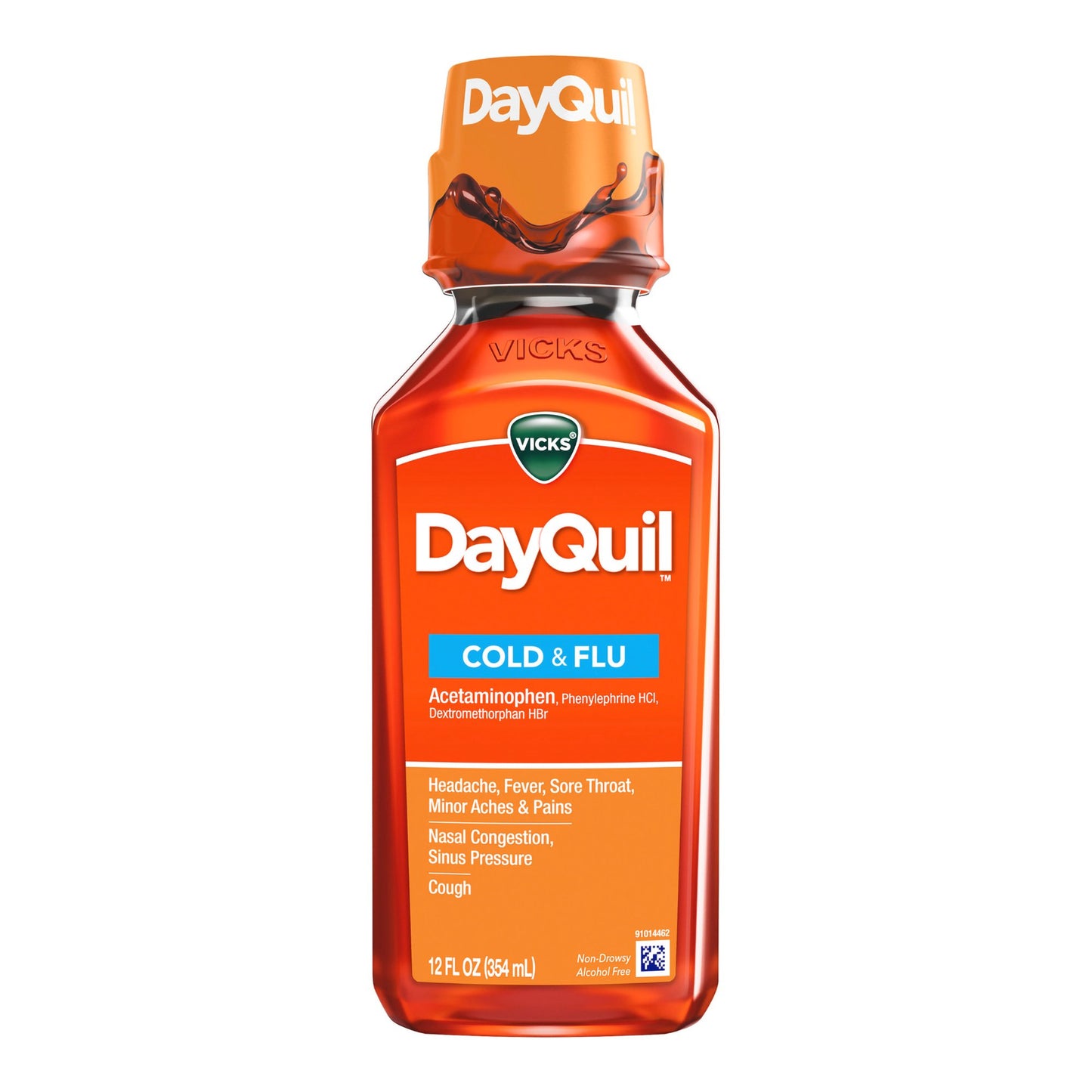 DAYQUIL, LIQ VICKS COLD & FLU 12OZ