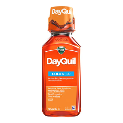 DAYQUIL, LIQ VICKS COLD & FLU 12OZ