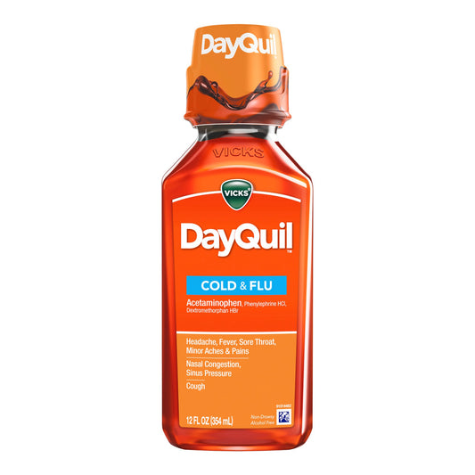 DAYQUIL, LIQ VICKS COLD & FLU 12OZ