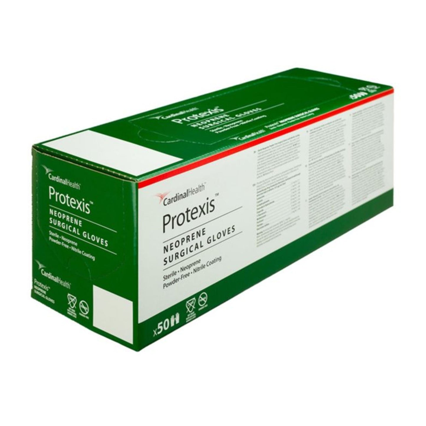 GLOVE, SURG NPRN 6.5 STR2 SMTHCHEMO (50PR/BX 4BX/CS)