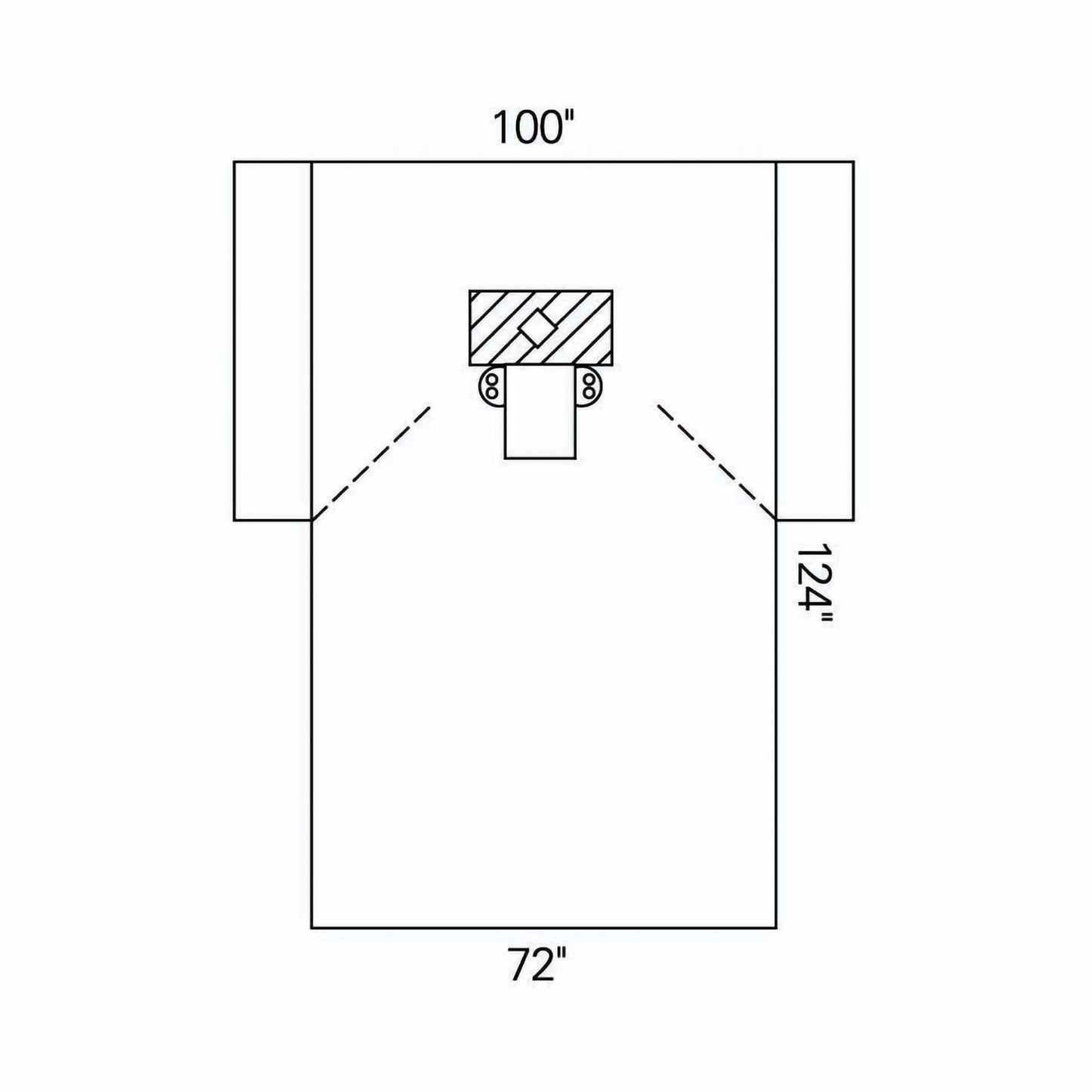 DRAPE, THYROID 100"X72"X124" (10/CS)