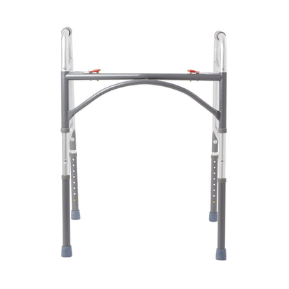 WALKER, FOLDING STEEL W/O WHEELS HVY DUTY ADLT 500LB (2/CS)