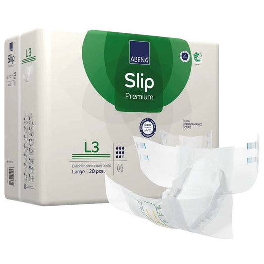 BRIEF, INCONT ABENA SLIP PREM ADLT L3 LG (20/PK 4PK/CS)