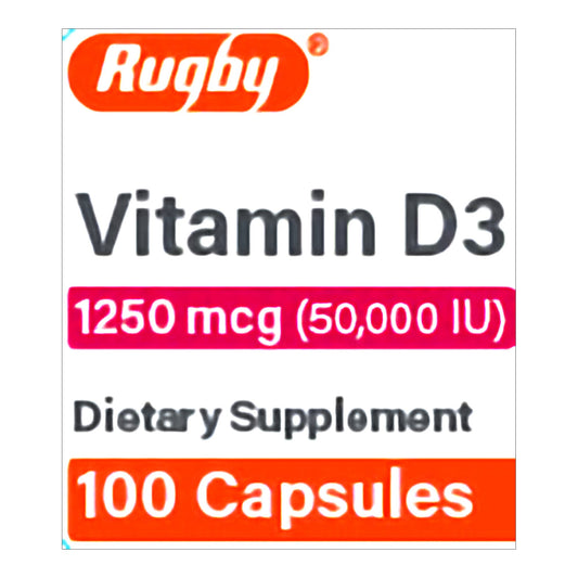 VITAMIN D3, CAP 1250MCG (100/BT)