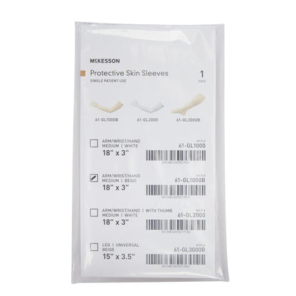 ARM SLEEVE, BEIGE 18"X3" (12PR/CS)