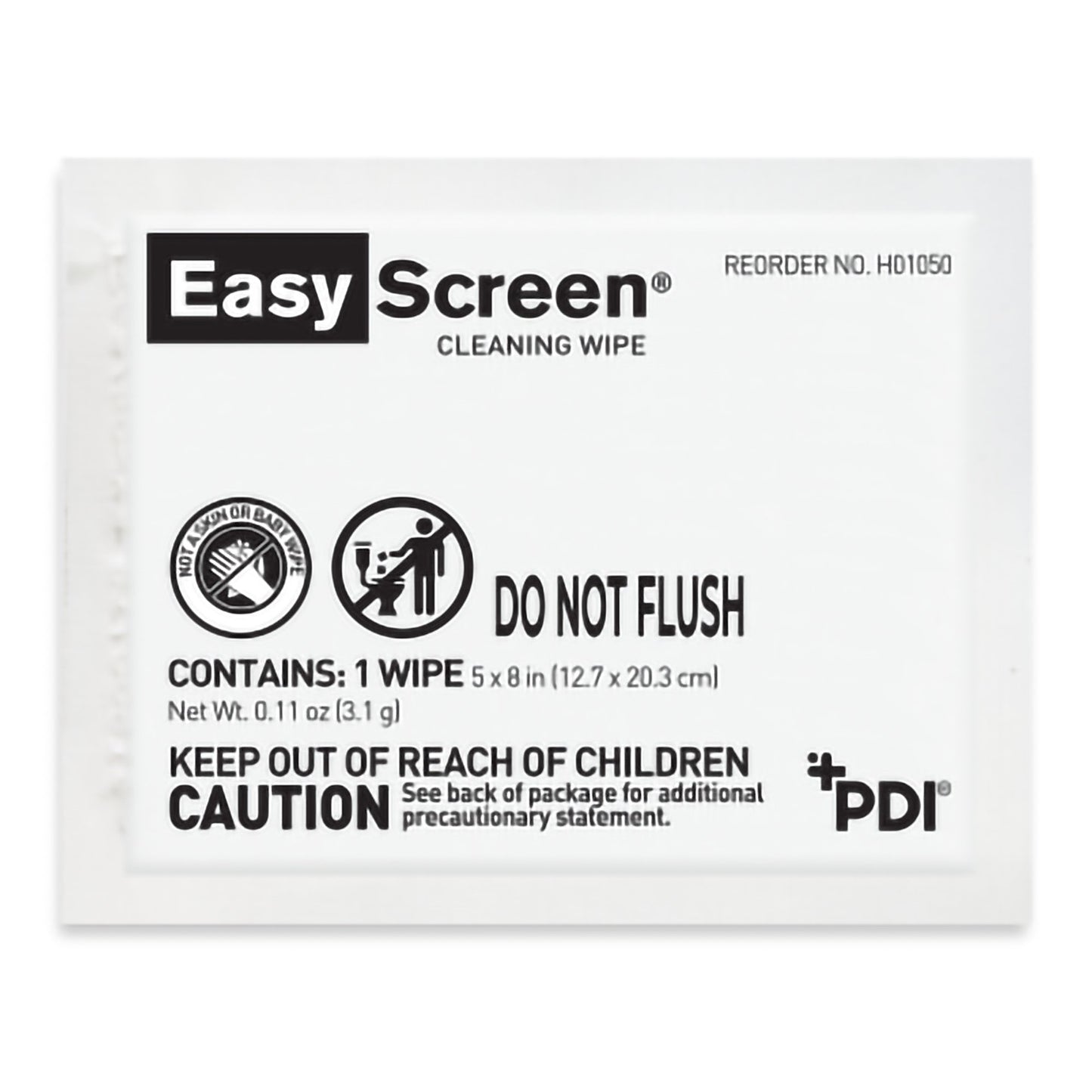 WIPE, SCREEN CLEANSING EASY SCREEN IND PACKET (50/BX 10BX/CS