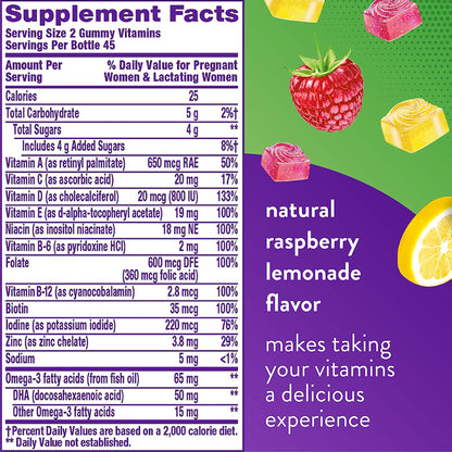 VITAFUSION, GUMMIES PRE-NATAL ASST FLAVORS (90/BT)