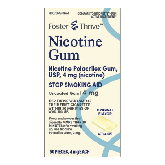 NICOTINE, GUM REFILL FT 4MG (50/PK)