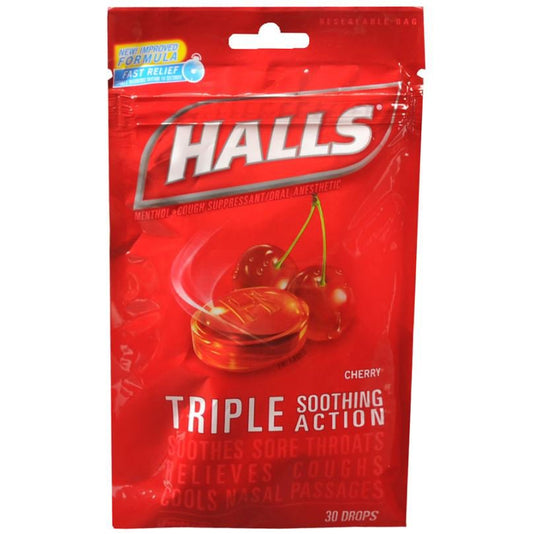 HALLS COUGH, LOZ CHERRY (30/BG)