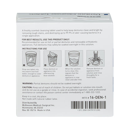 CLEANSER, DENTURE EFFERVESCENT(40/BX 12BX/CS)