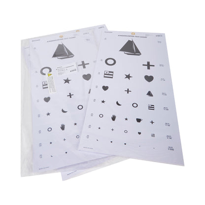 CHART, EYE TEST KINDERGRTN LF 20' 22"X11" (5/BG)