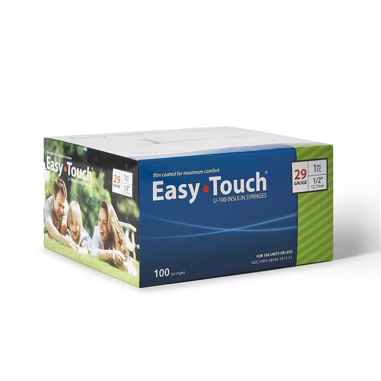 SYRINGE/NDL, EASY TOUCH 1CC 29GX1/2" (100/BX 5BX/CS)