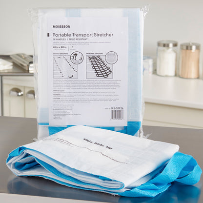 TRANSPORT SHEET, STRETCHER SFTWHT 1000LB CAP 40"X80" (10/CS