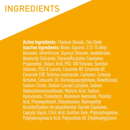 LOTION, CERAVE SUNSCREEN HYDRATING SPF30 5OZ