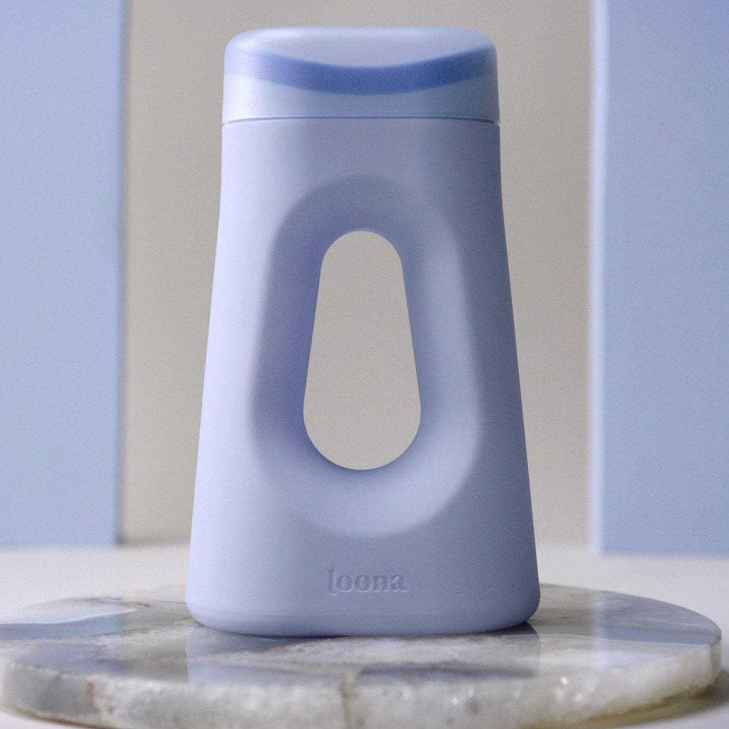URINAL, PORTABLE F/BEDSIDE & ON-THE-GO LOONA FML BLU (24/CS)