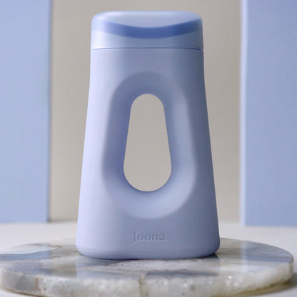 URINAL, PORTABLE F/BEDSIDE & ON-THE-GO LOONA FML BLU (24/CS)