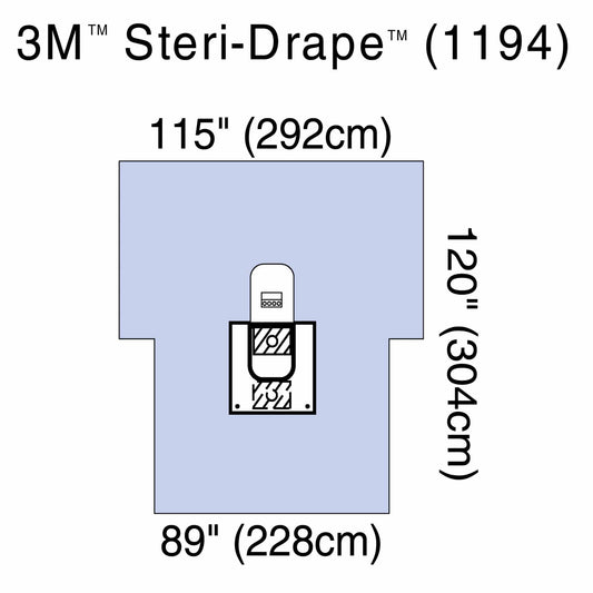 DRAPE, ARTHROSCOPY KNEE (5/CS)3M