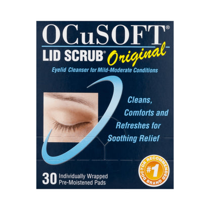 OCUSOFT LID SCRUB, PACKET (30/BX)