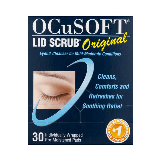 OCUSOFT LID SCRUB, PACKET (30/BX)