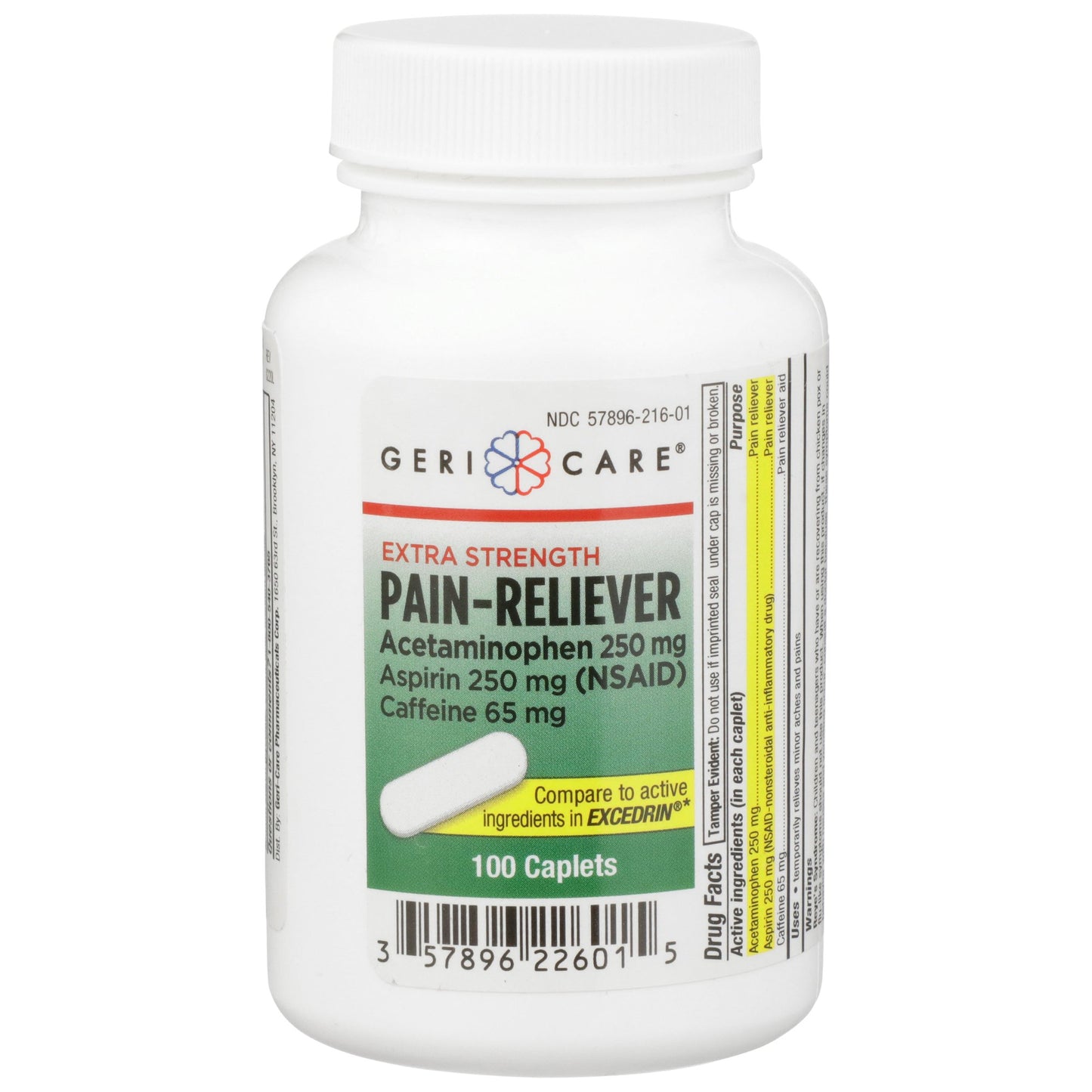 PAIN RELIEF XS, EXCEDRIN TAB (100/BT 12BT/CS)