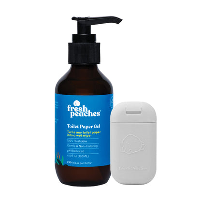 GEL, TOILET PAPER PUMP & POCKET BOTTLE GRY 130ML/20ML (45/CS