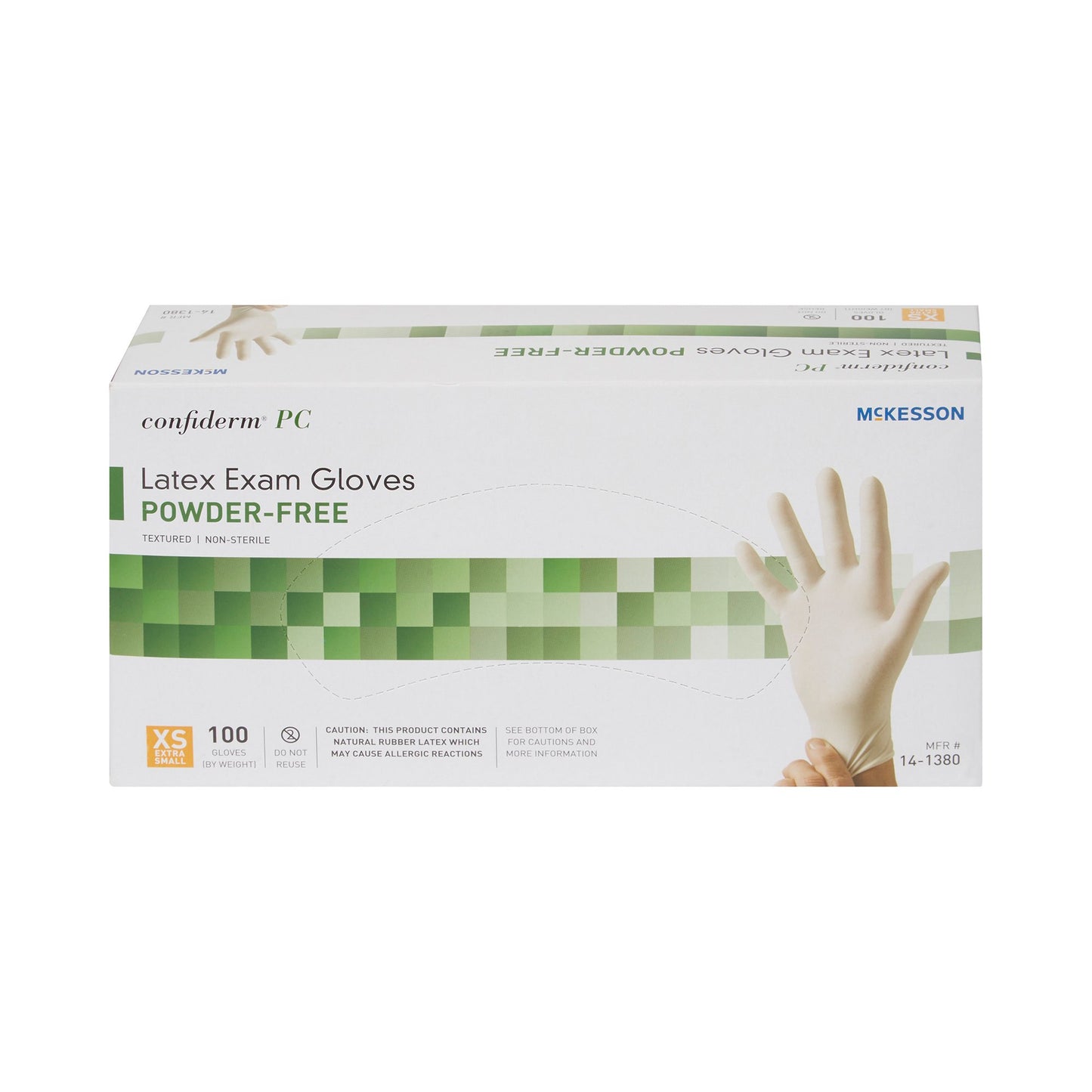 GLOVE, EXAM LTX XS N/S POLYMER(100/BX 10BX/CS)