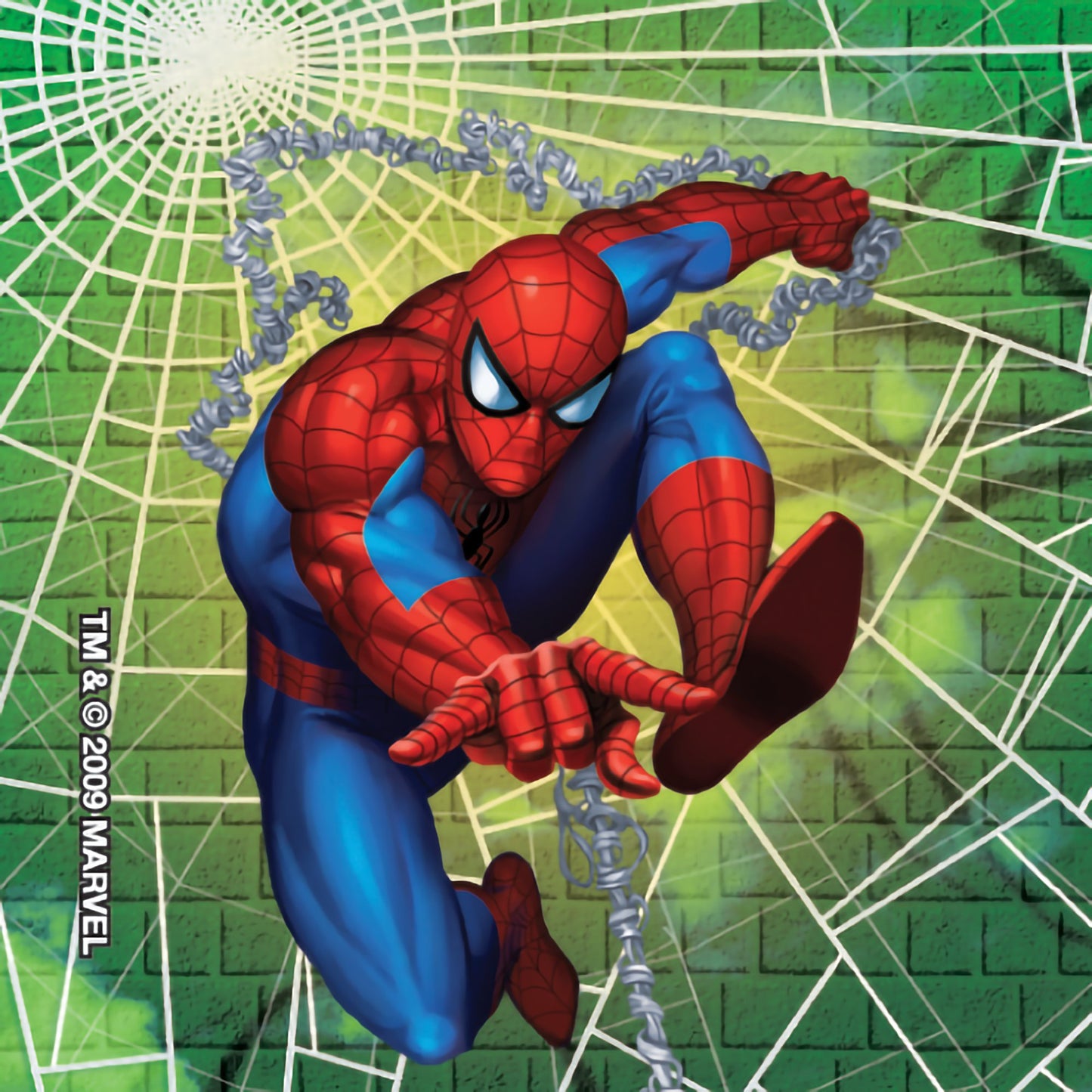 STICKER, SPIDER MAN CLASSIC 1 5/8" (100/RL)