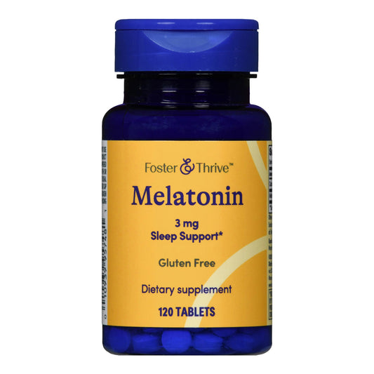 MELATONIN, TAB FT SM 3MG (120/BT)