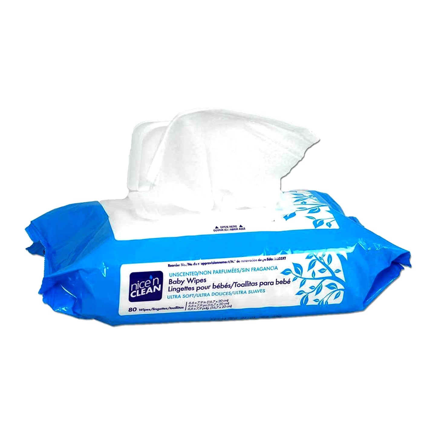 WIPE, BABY NICE&CLEAN UNSCNTD A132EO (80/BX)