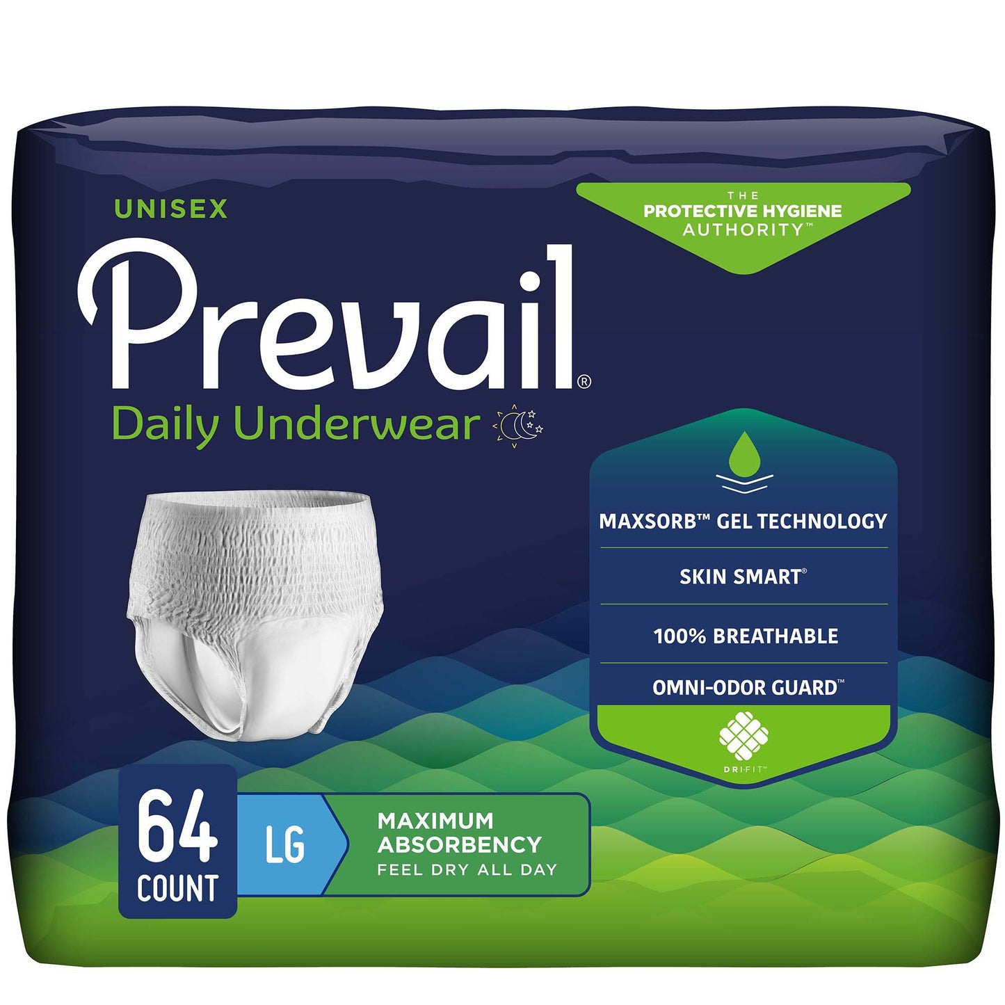 BRIEF, PULL-ON SUPR ABSRB LG (16/PK)