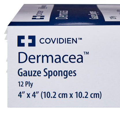 SPONGE, GAUZE DERMACEA STR 4X4(2/PK 25PK/BX 24BX/CS)