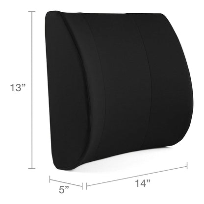 CUSHION, LUMBAR MEMORY W/STRAP