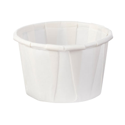 CUP, SOUFFLE PAPER WHT 1OZ (250/PK 20PK/CS)