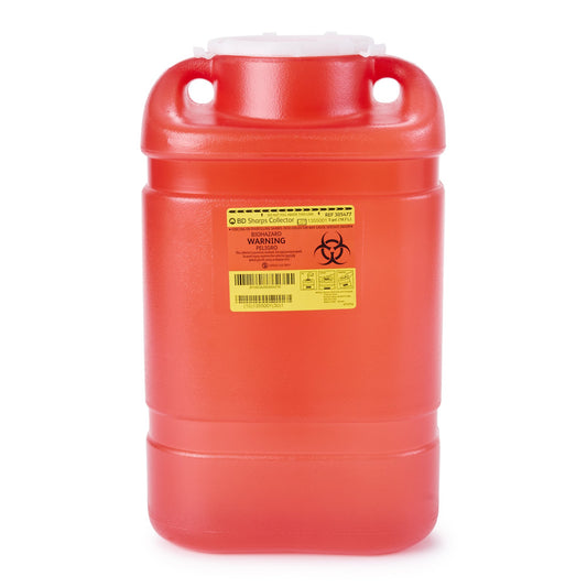 CONTAINER, SHARPS RED 19.7QT FNL LID (8/CS)