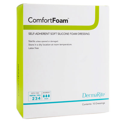 DRESSING, FOAM COMFORTFOAM 4X5(10/BX)