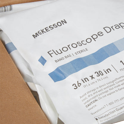 DRAPE, FLOUROSCOPE BAND BAG STR 36"X30" (10/BX)