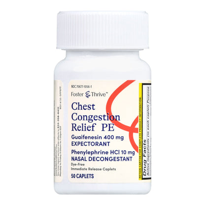 CHEST CONGESTION RELIEF PE, CAPL FT SM (50/BX)