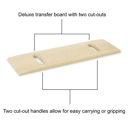 BOARD, TRANSFER 2CUTOUTS WOOD 8X30"