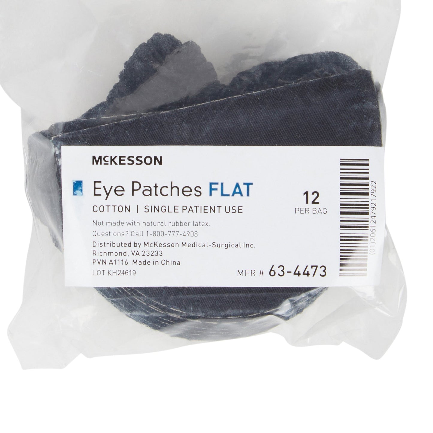 PATCH, EYE FLAT BLK (12/BX) MGM63