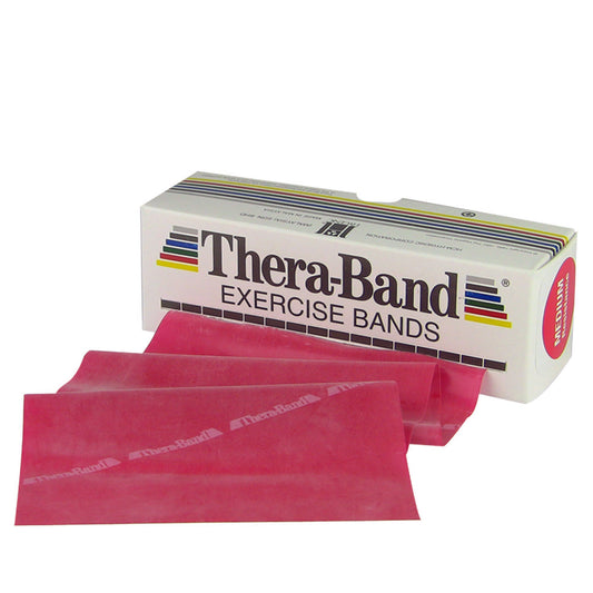 THERBAND, LIGHT RESIST LATEX RED 5"X6YDS